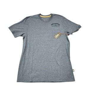 Howler Brothers T-Shirt‎ Men Small Gray Creative Creatures Trout Pocket Tee NWT
